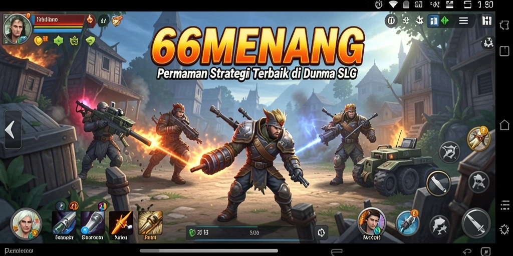 Tampilan intens dari pertempuran strategis dalam 66MENANG.