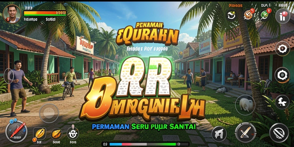 Gameplay 8QR yang penuh warna dan menarik.