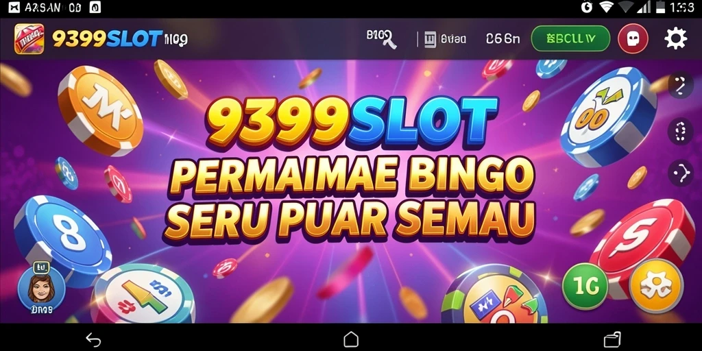 Tampilan gameplay 9399SLOT yang menarik dan interaktif.