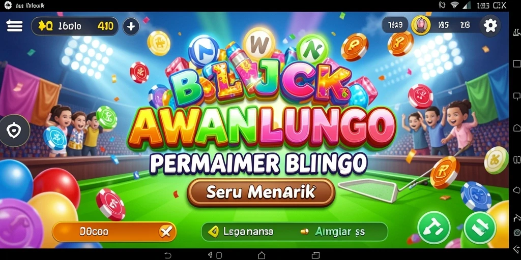 Tampilan bingonya yang menarik dan penuh warna.