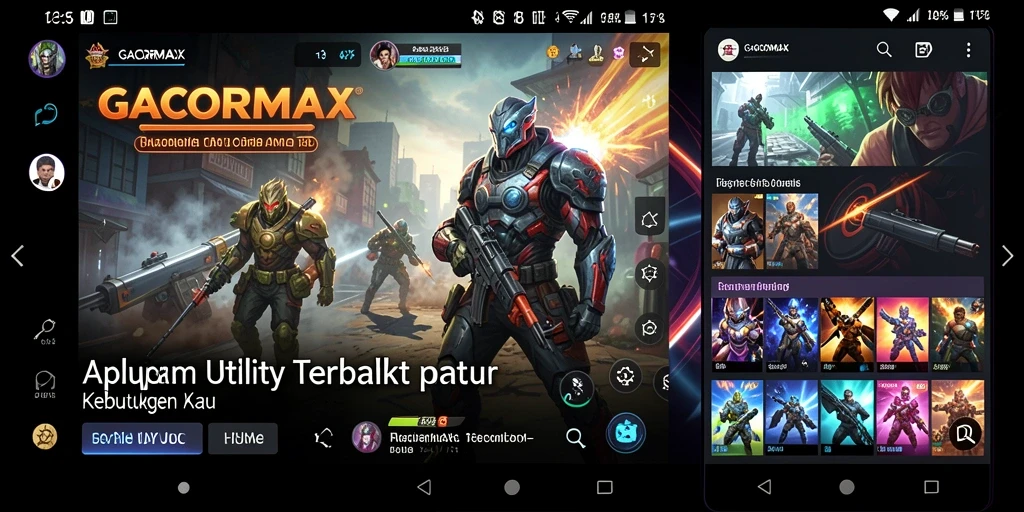 Tampilan antarmuka intuitif dan fitur lengkap GACORMAX.
