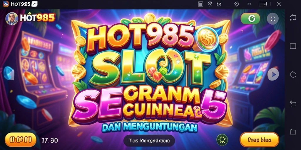 Screenshot gameplay HOT985 menampilkan keseruan dalam bermain Slot.