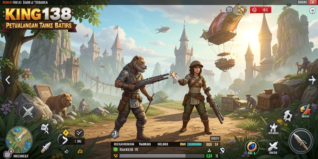 Tampak gameplay <strong>KING138</strong> yang memukau dengan dunia terbuka yang luas.