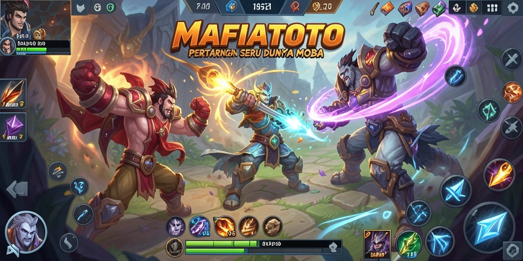 Screenshot gameplay MAFIATOTO yang mendebarkan dan penuh aksi.