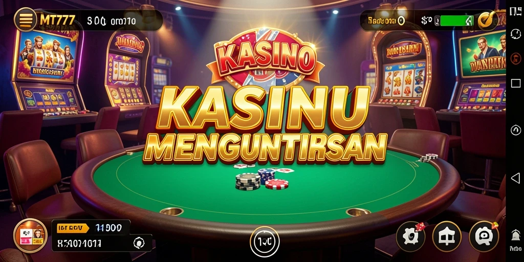Tampilan gameplay seru di MT777 dengan berbagai permainan Kasino.
