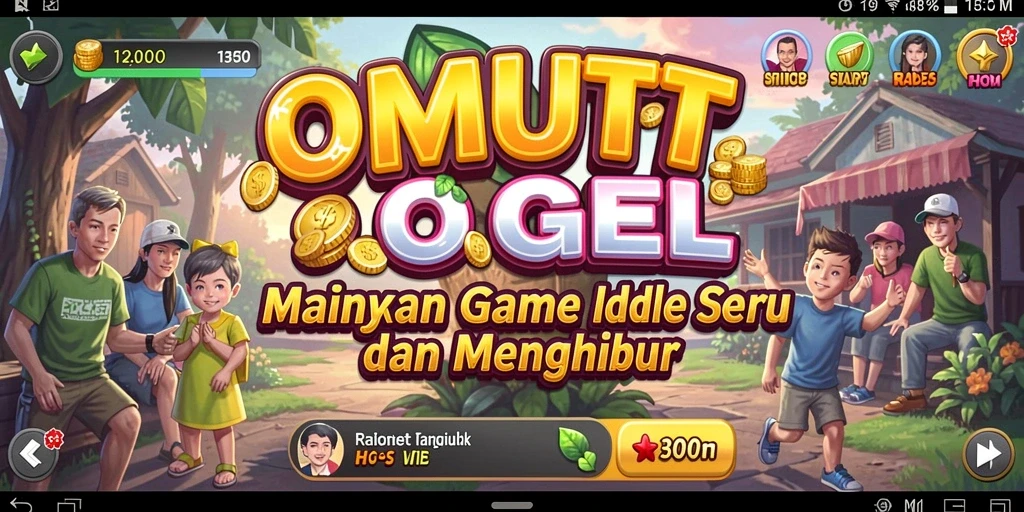 Tampilan gameplay OMUTOGEL yang menarik dan menyenangkan.