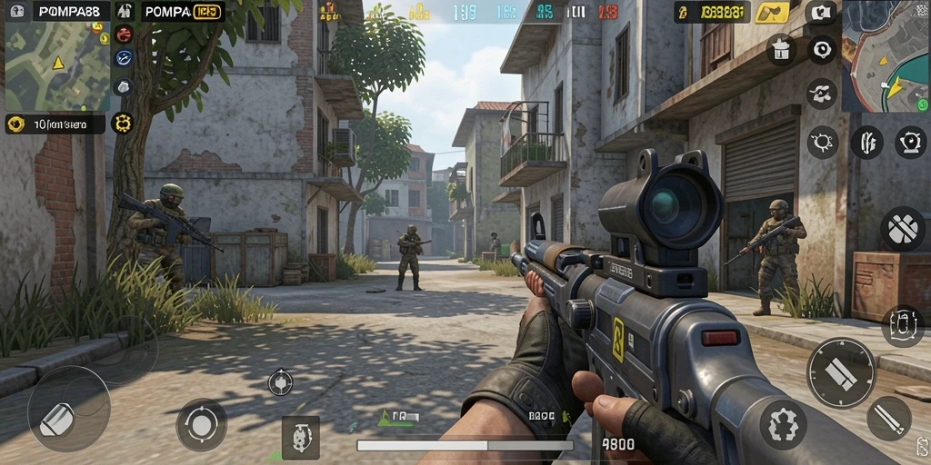 Tampilan gameplay POMPA88 yang menakjubkan dan seru.