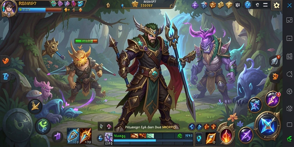 Tampilan screenshot RSNVIP7 yang menunjukkan aksi seru dalam MMORPG.