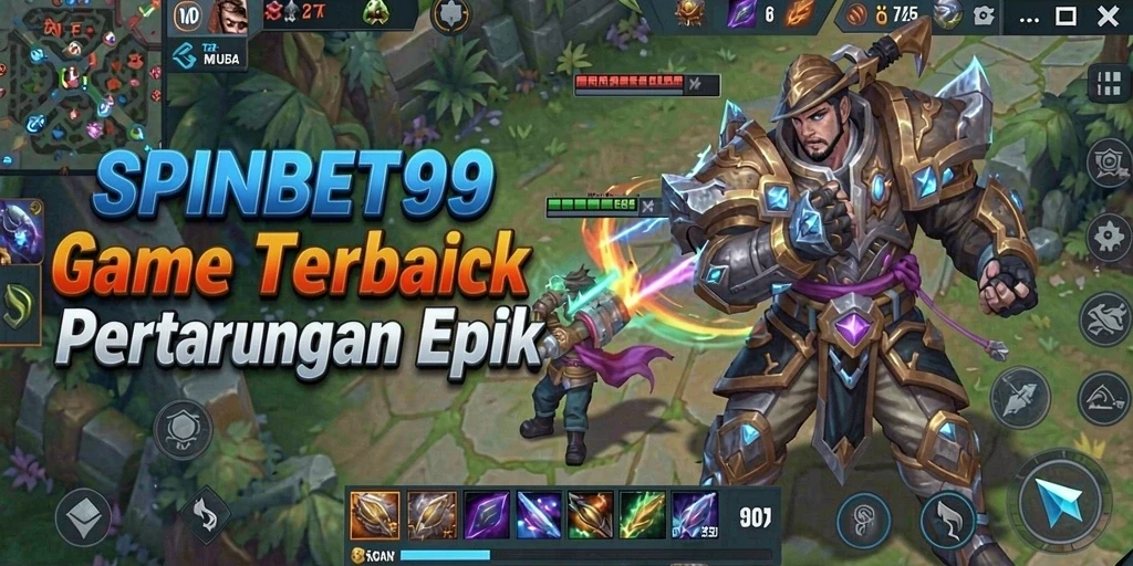Tampilan seru dari pertarungan epik dalam SPINBET99.