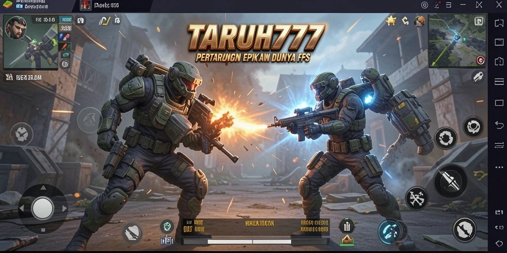 Gameplay TARUH777 yang menegangkan dan menyenangkan dalam aksi FPS.