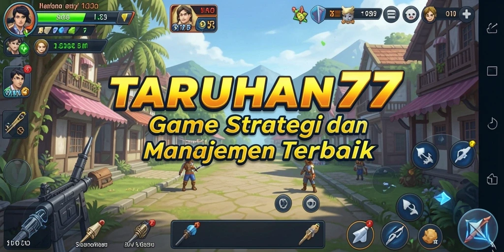 Tampilan gameplay TARUHAN77 yang penuh aksi dan strategi.