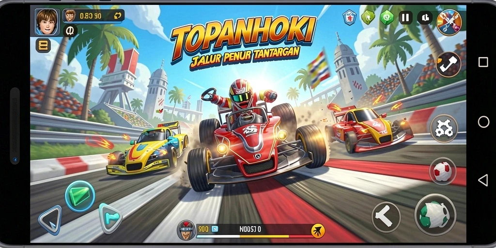 Gameplay Racing seru dengan grafik yang memukau.