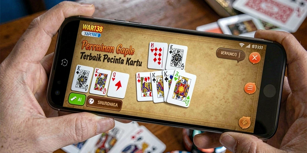Screenshot gameplay <strong>WAR138</strong> menampilkan keseruan bermain Gaple secara online.
